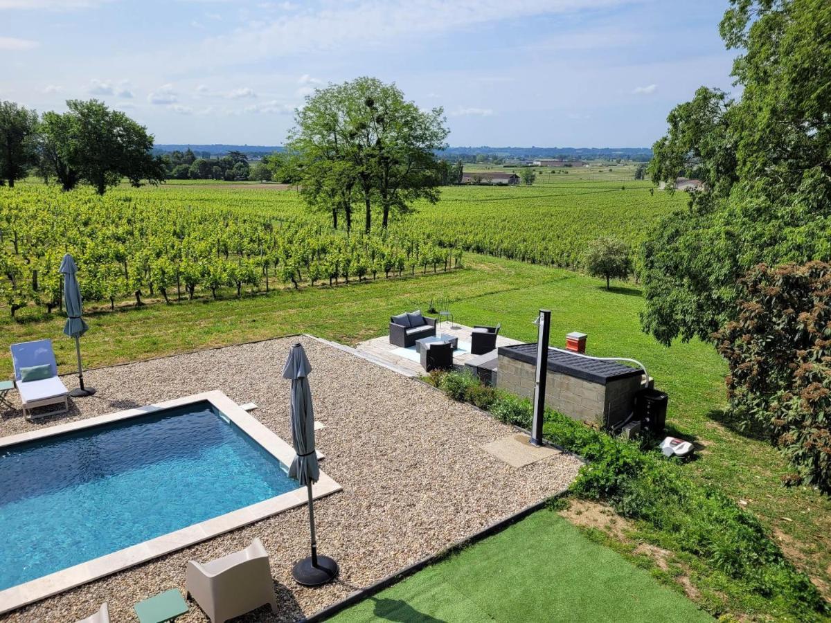 A L'Ombre De La Treille -Proche Saint-Emilion Bed & Breakfast Dış mekan fotoğraf